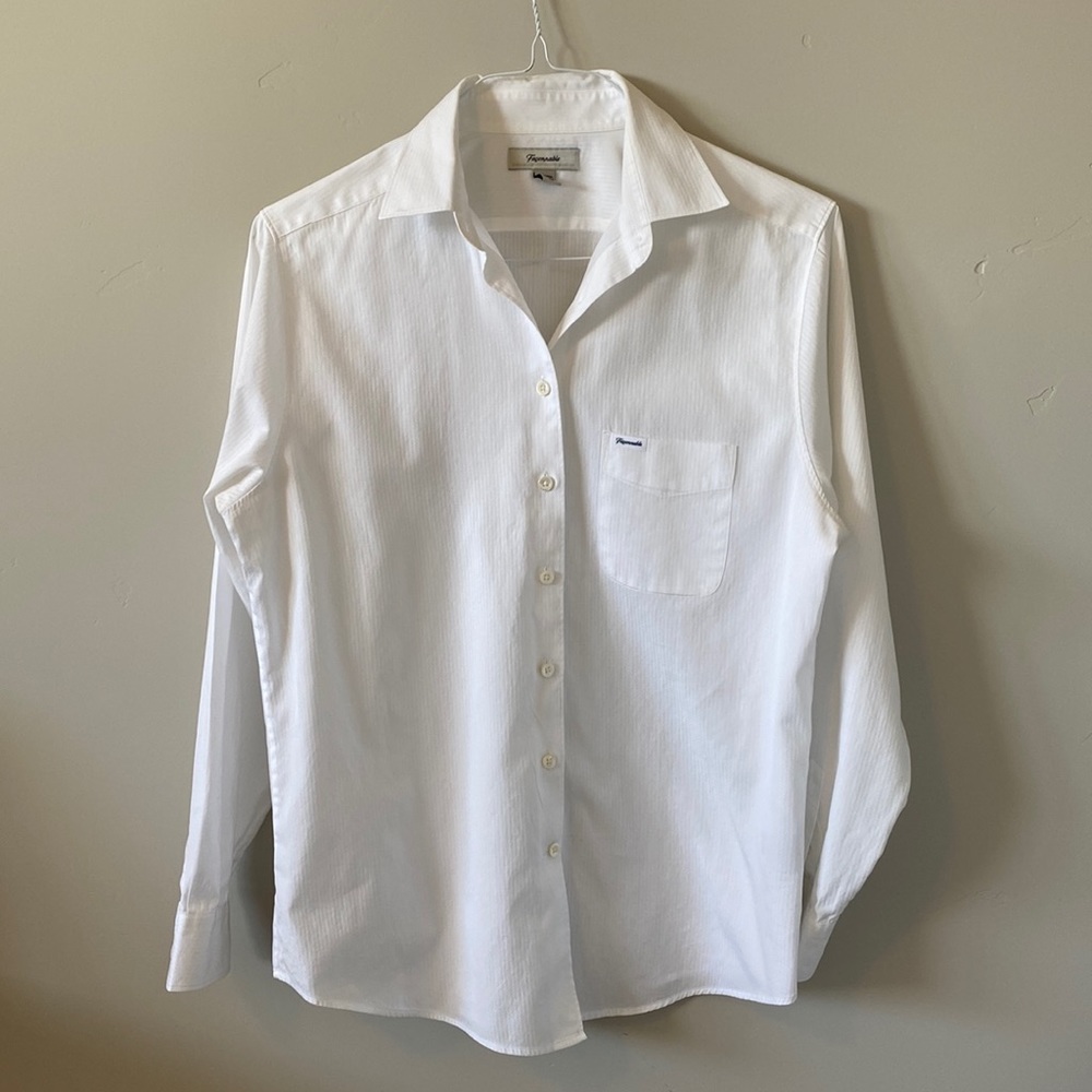 Faconnable White Women’s Blouse size Medium